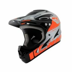 Casque Vtt Kenny Down Hill Graphic Neon Orange Silver Rabais