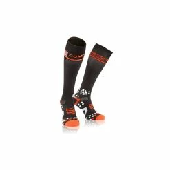 Chaussette Compressport Fullsocks V2.1 Black Moins Cher