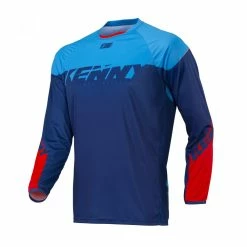 Maillot Vtt Kenny Elite Navy Cyan Moins Cher