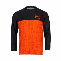 Maillot VTT Manches Longues Kenny Racing Charger ML Orange Rabais