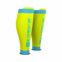 Manchons Compressport Calf R2 V2 Fluo Yellow Soldes