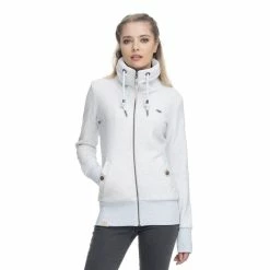Sweat à Capuche Ragwear Rylie Zip Light Blue Moins Cher