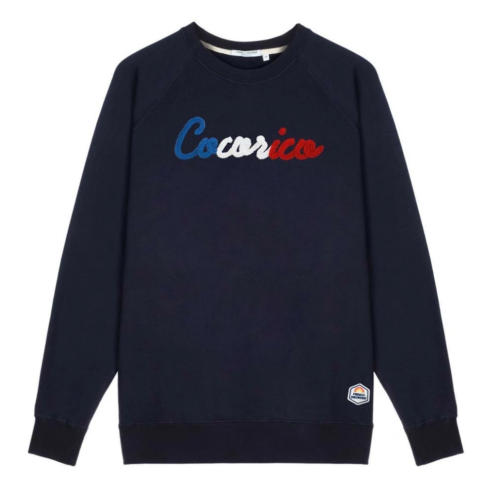 Sweat French Disorder Clyde Cocorico Navy Moins Cher