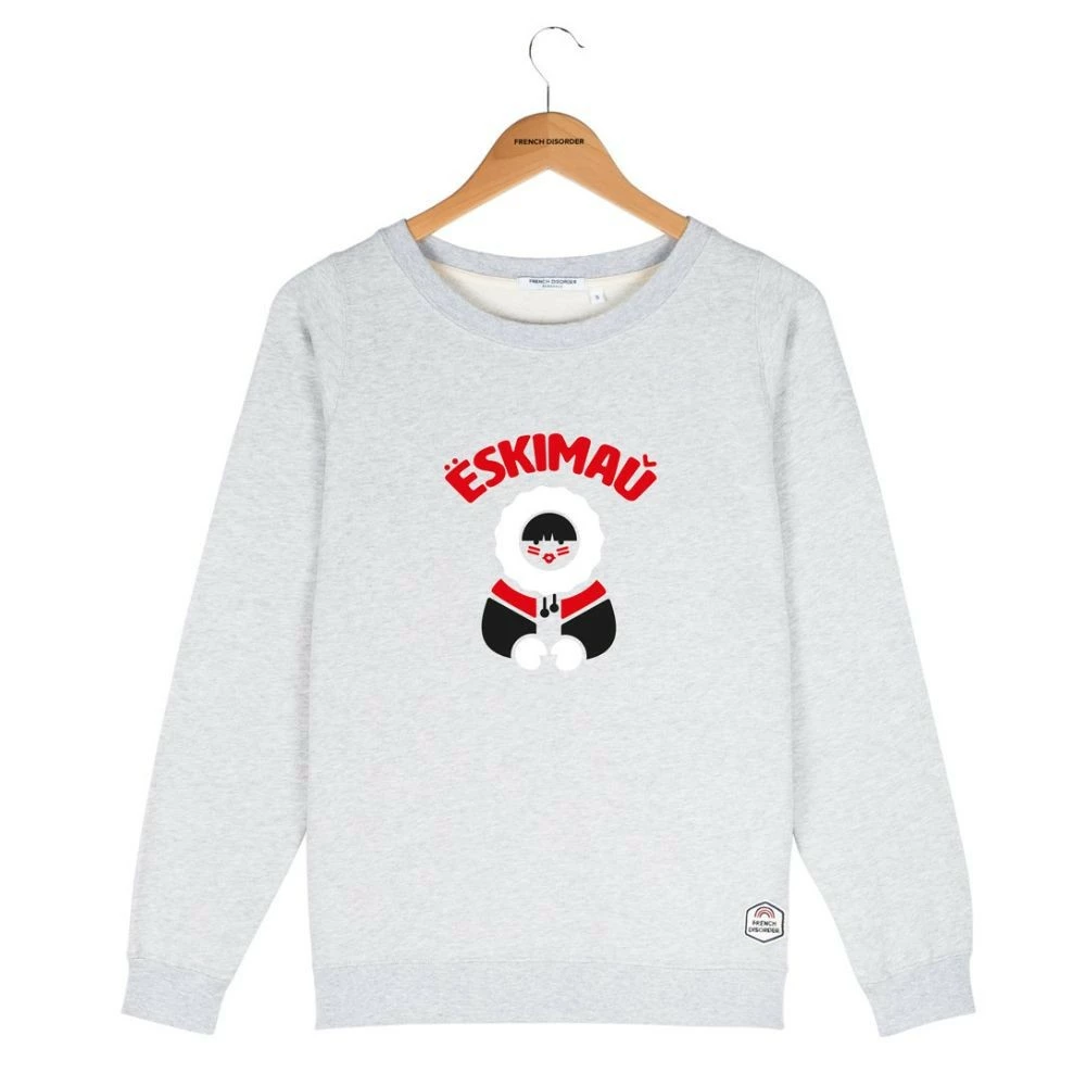 Sweat French Disorder Marlon Eskimau Heather Grey Rabais