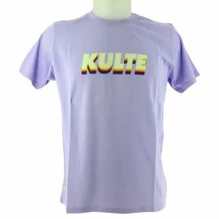 T-shirt Kulte Corpo Italic Retro Lavender Pas Cher