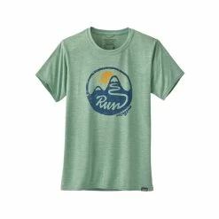 T-shirt Patagonia Capilene Cool Daily Graphic Gypsum Green X-Dye En Remise