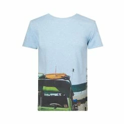 T-shirt Pullin Baywatch Bleu Rabais