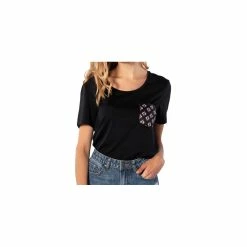 T-shirt Rip Curl Island Pocket Tee Black En Remise