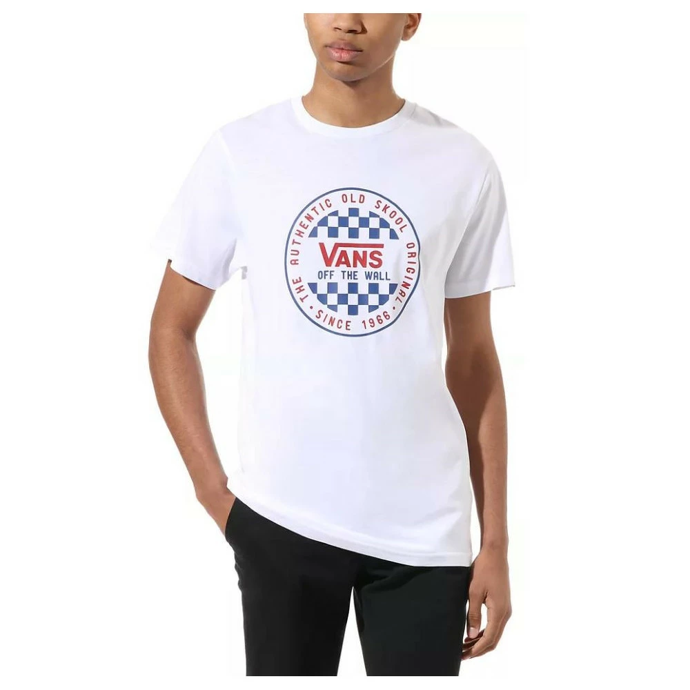 T-shirt Vans Og Checker White En Remise – Image 2
