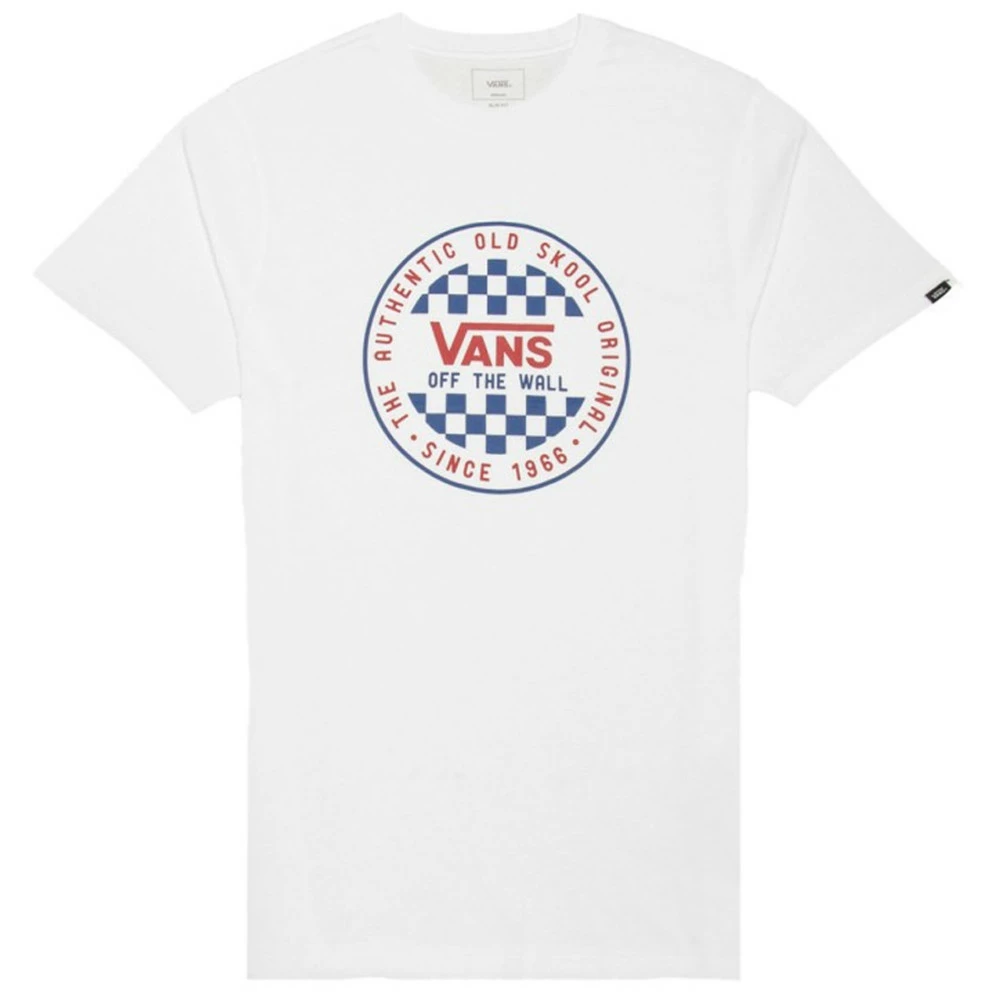 T-shirt Vans Og Checker White En Remise
